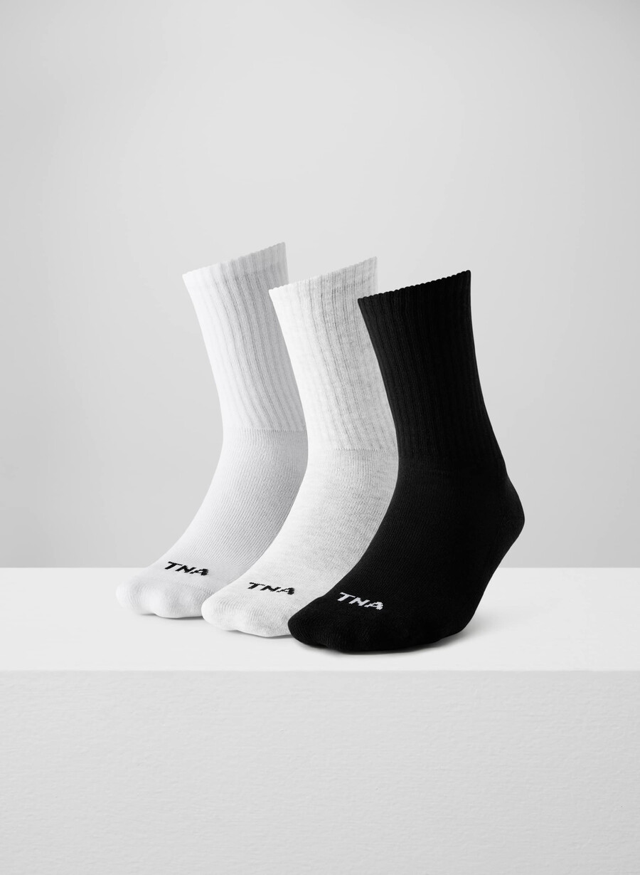 best-ever crew sock 3-pack whth cloud whtblk