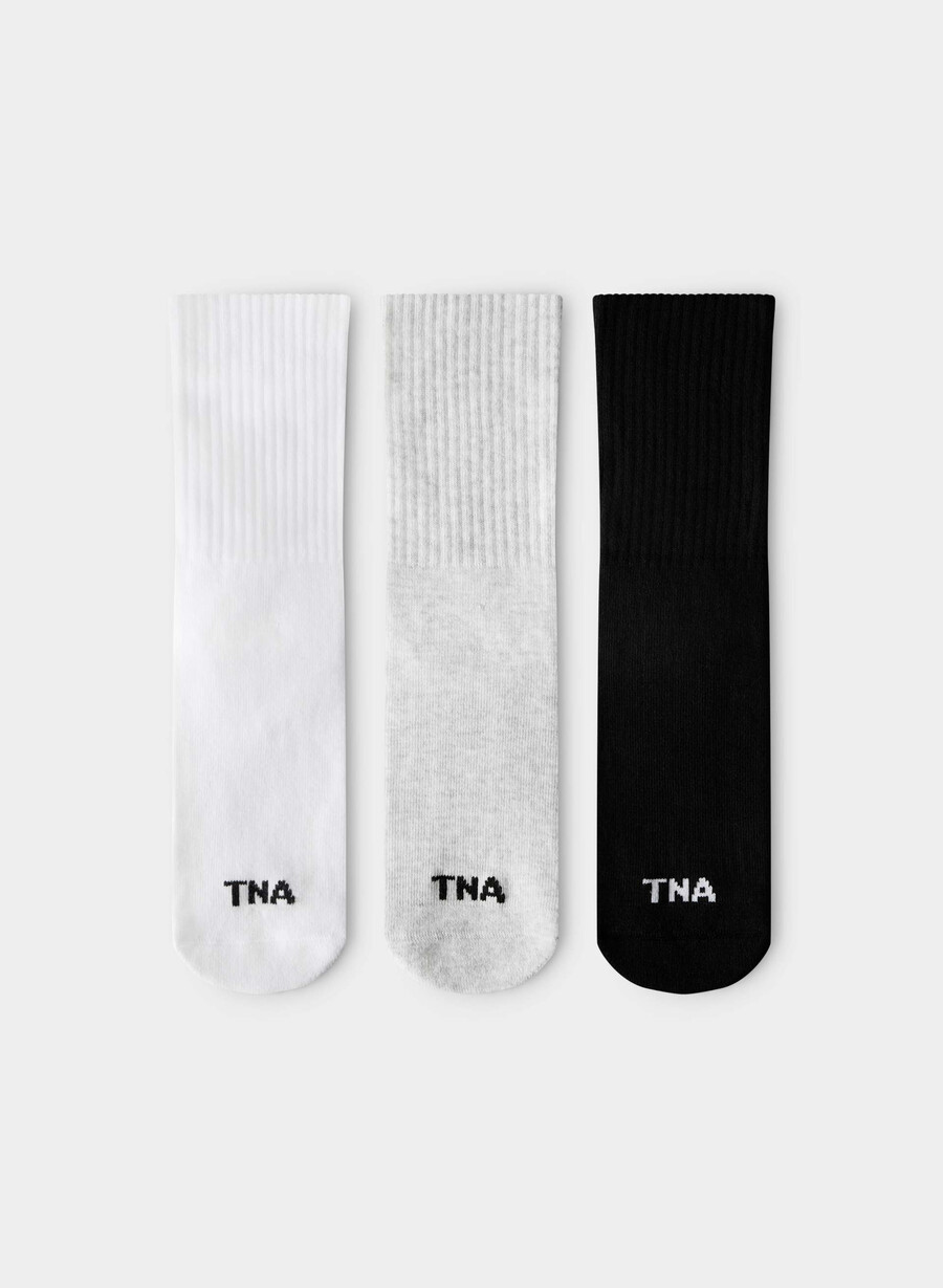 best-ever crew sock 3-pack whth cloud whtblk