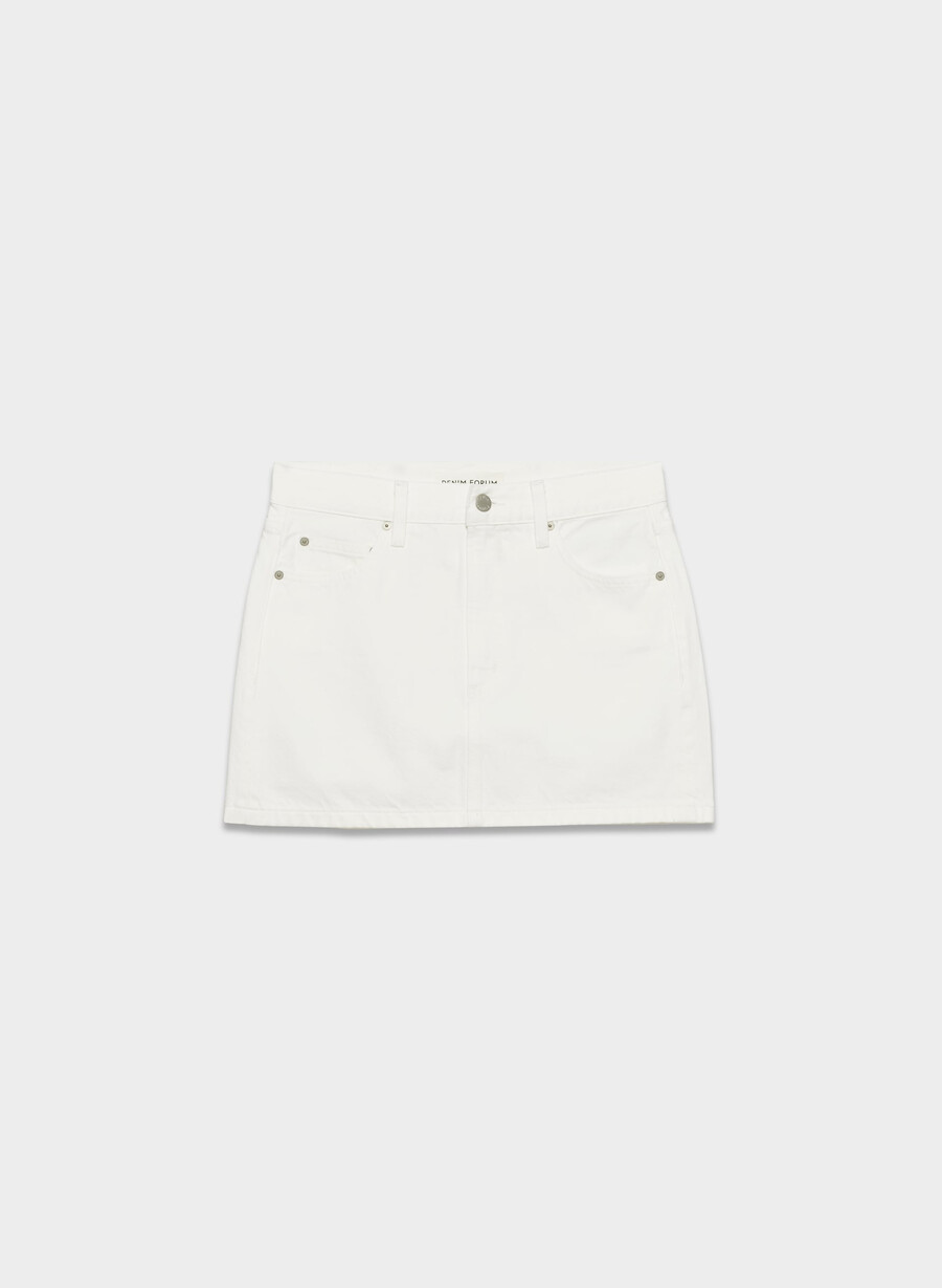 denim forum the 90s ricci denim skirt a little white lie