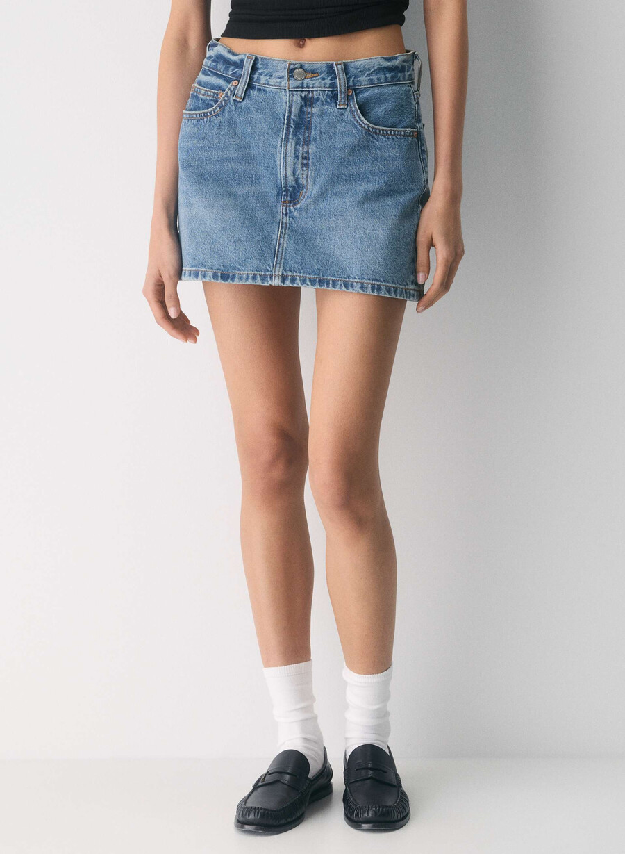 denim forum the 90s ricci denim skirt 5 yrs kiss n tell bl