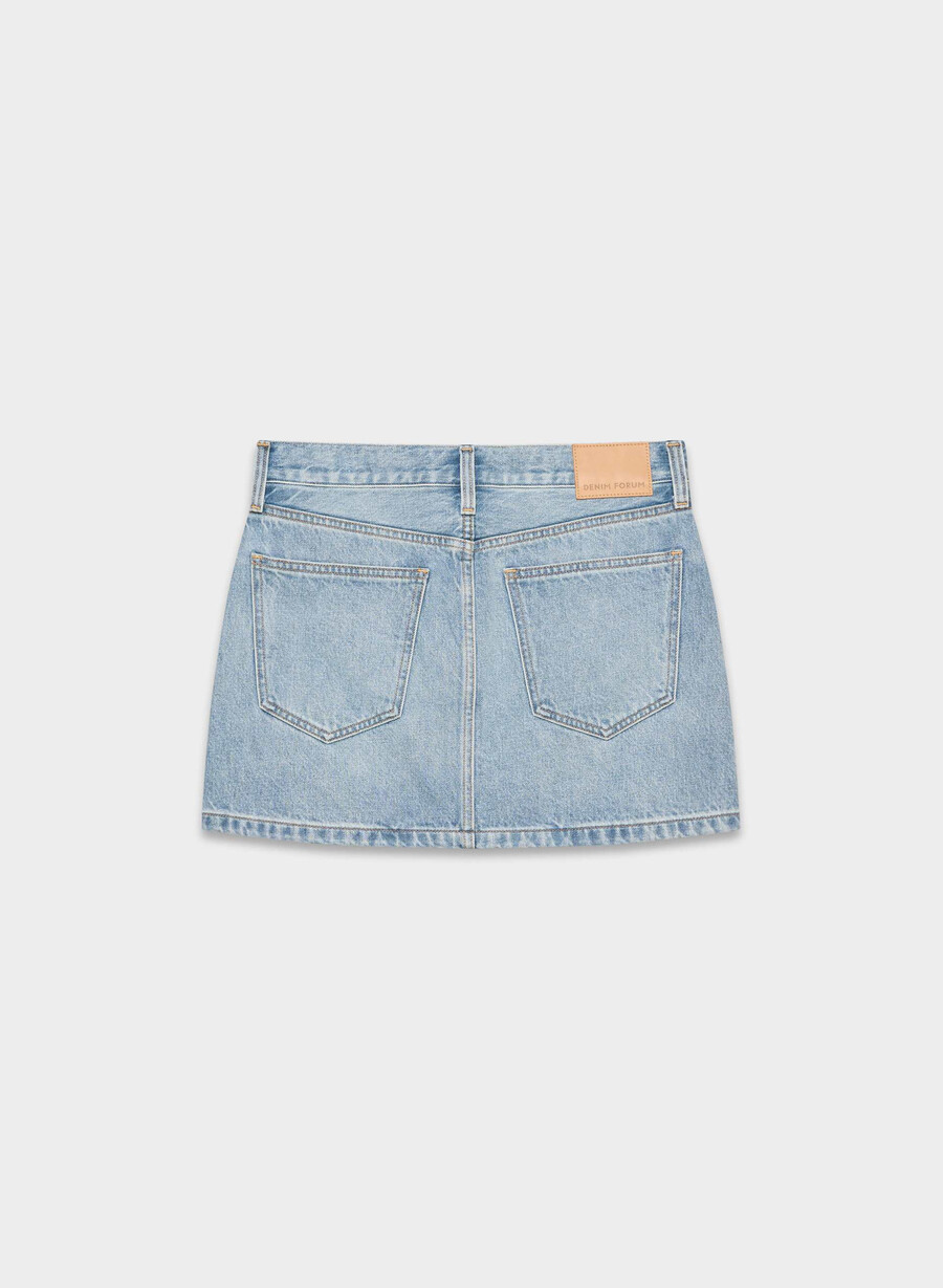 denim forum the 90s ricci denim skirt 7 yrs bleu taboo