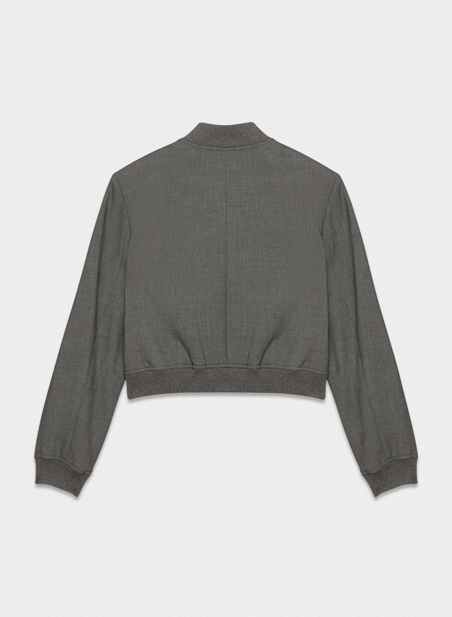 succession bomber - ressential heather charcoal