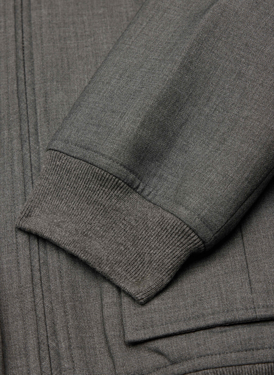 succession bomber - ressential heather charcoal