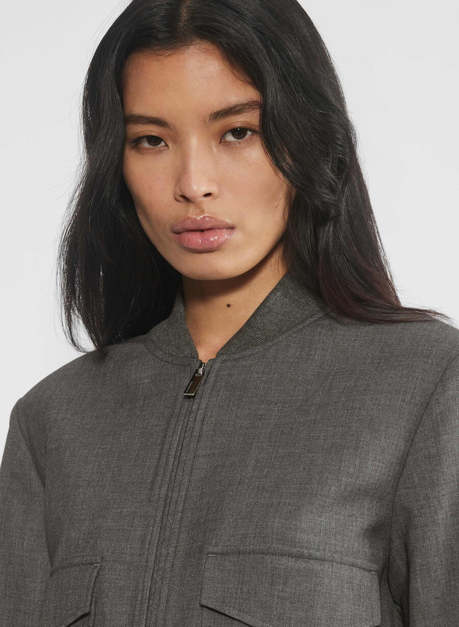 succession bomber - ressential heather charcoal
