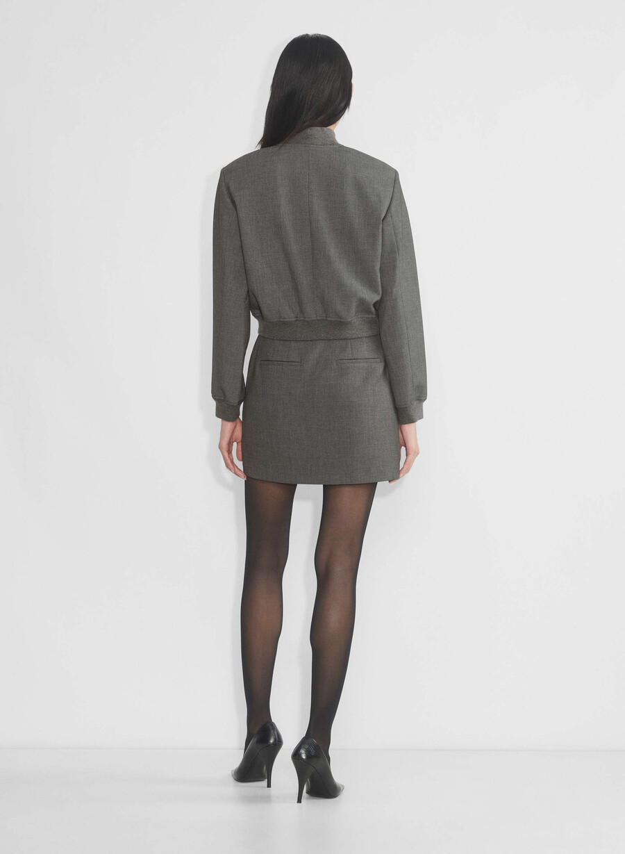 succession bomber - ressential heather charcoal