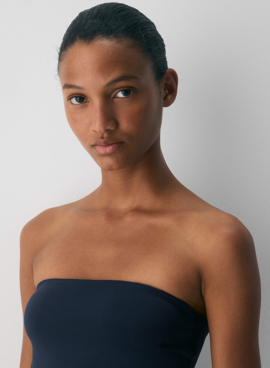 fluid poplin dress villa blueadmiral