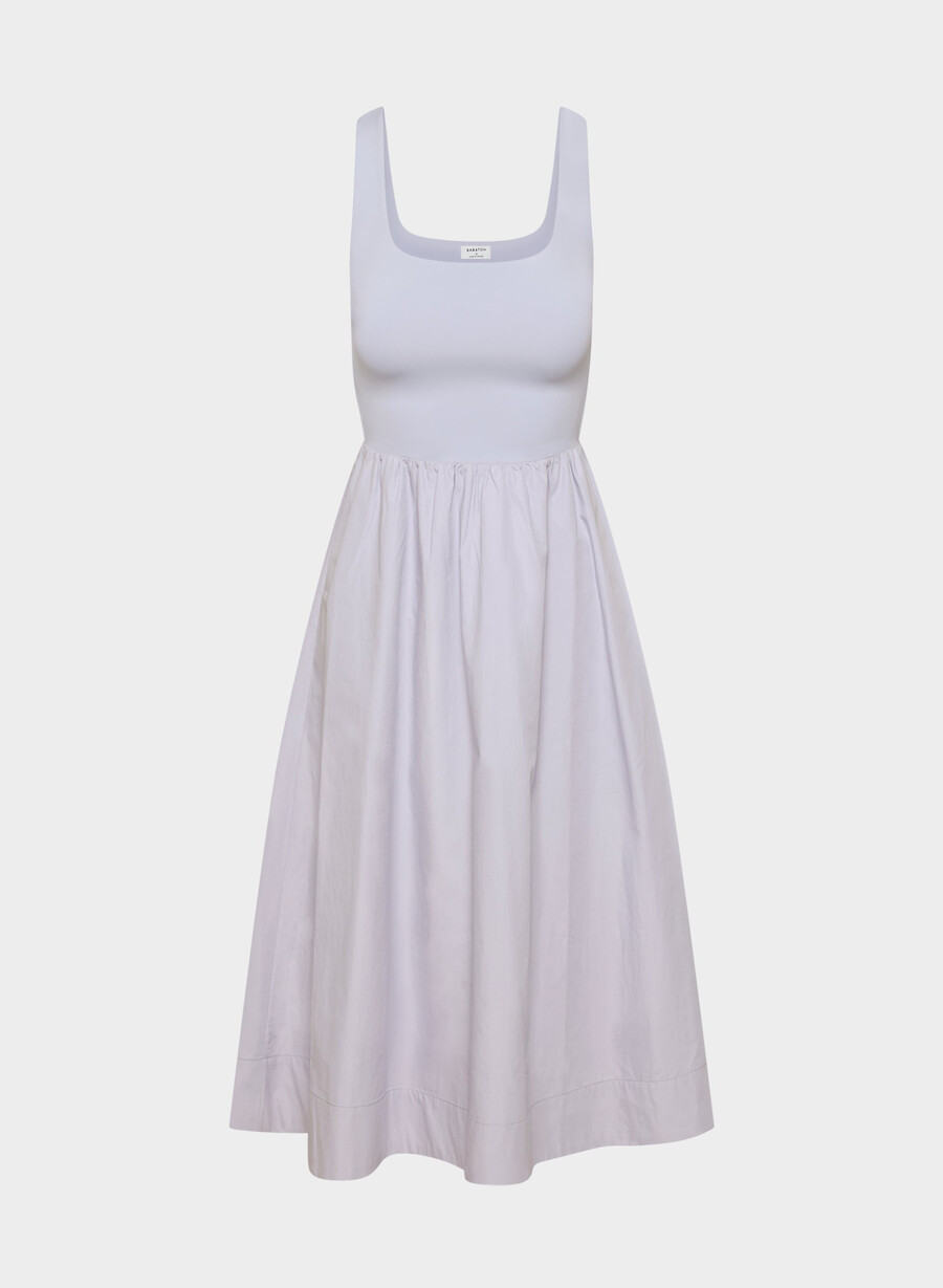 revive poplin dress wildflower lilac