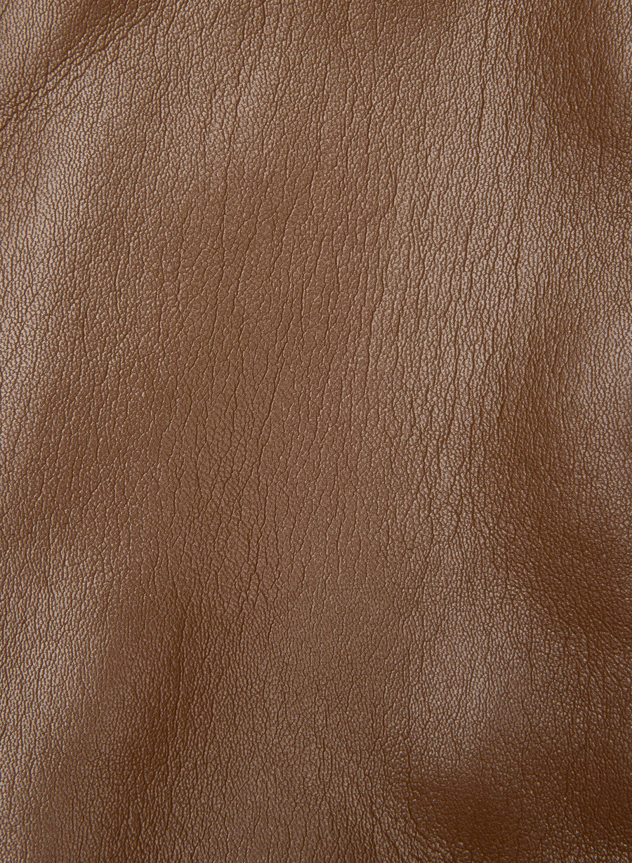 synergy bomber - unreal leather chocolatier brown