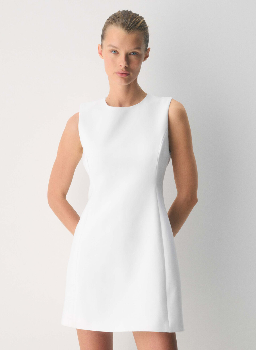 opportunity dress - ressential white