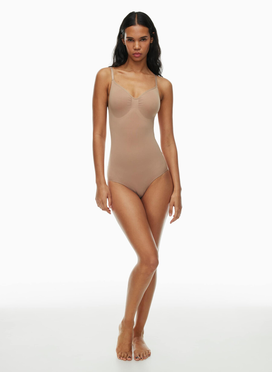 shapeenhance seamless full-bum bodysuit toasty
