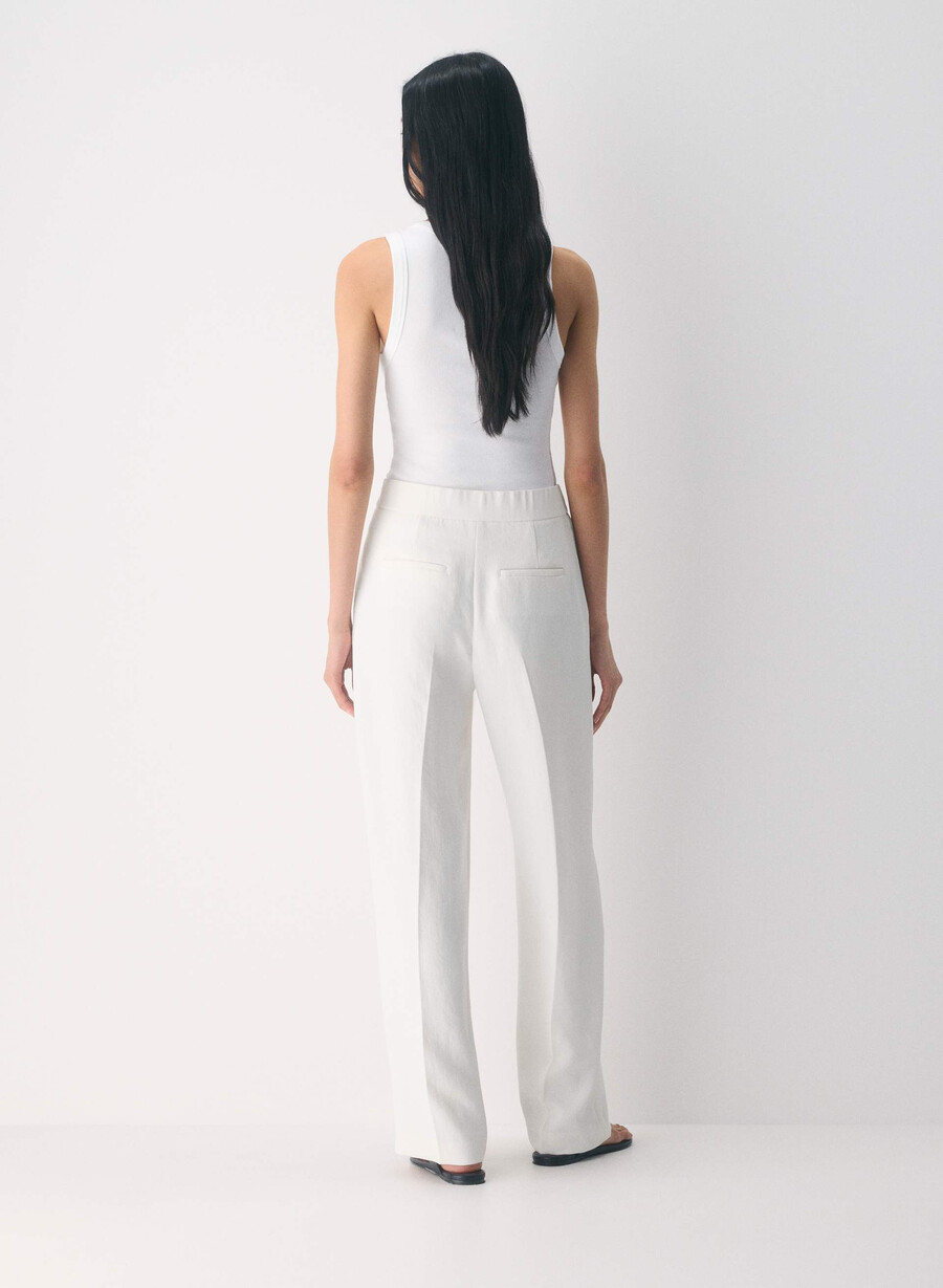 the limitless pant - crepette light birch