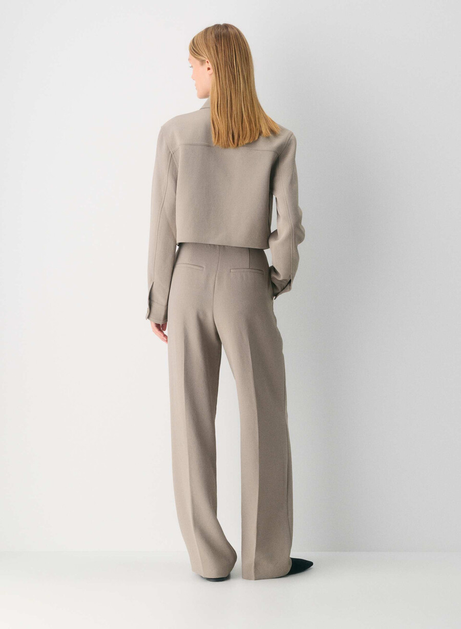 the limitless pant - crepette nomad taupe
