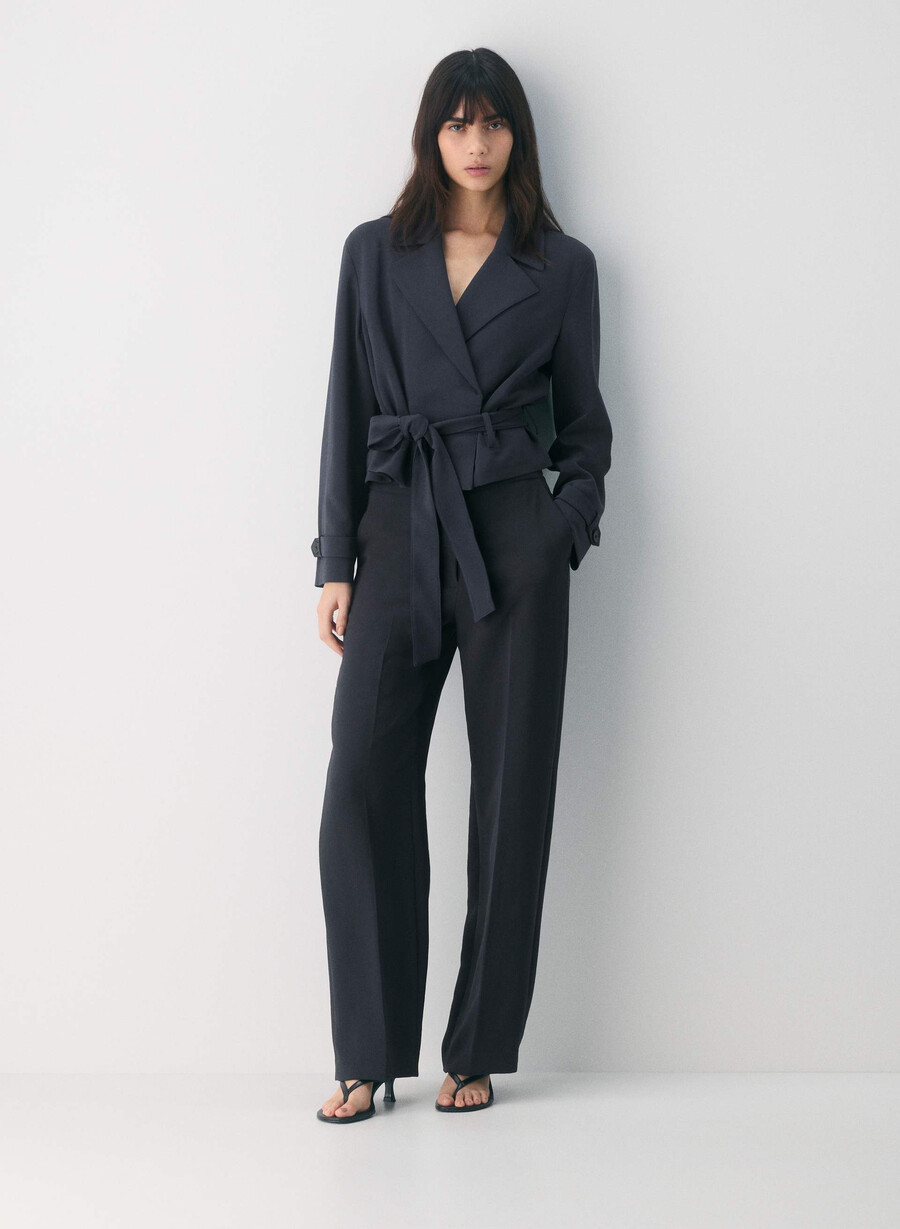 the limitless pant - crepette dark night navy