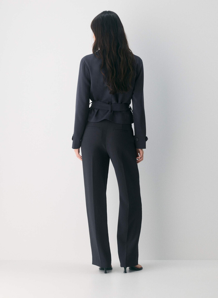 the limitless pant - crepette dark night navy