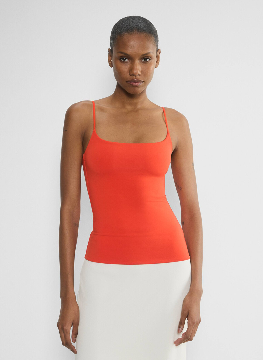 original contour squareneck cami hip tank black