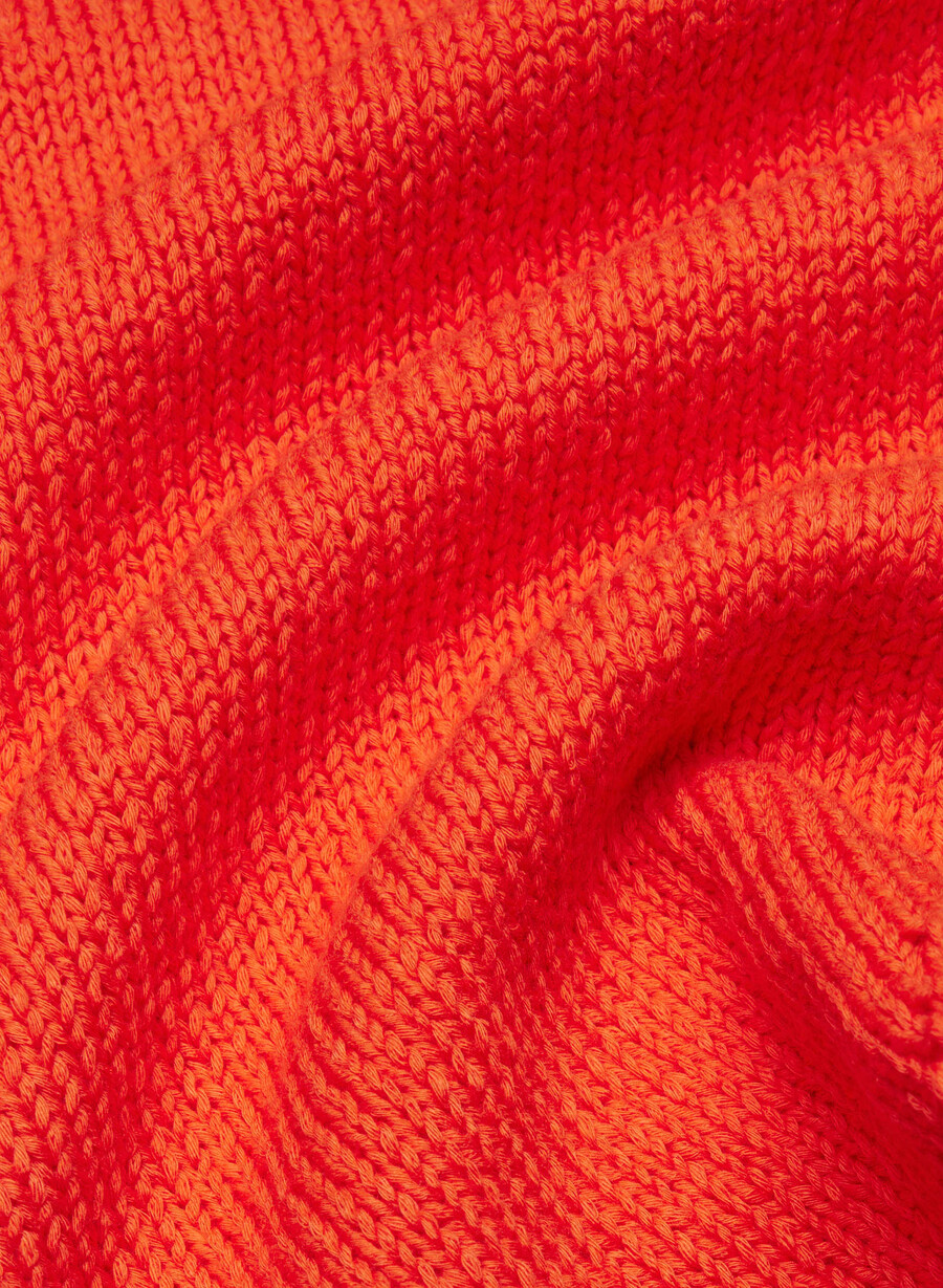 basque sweater vest poppy red