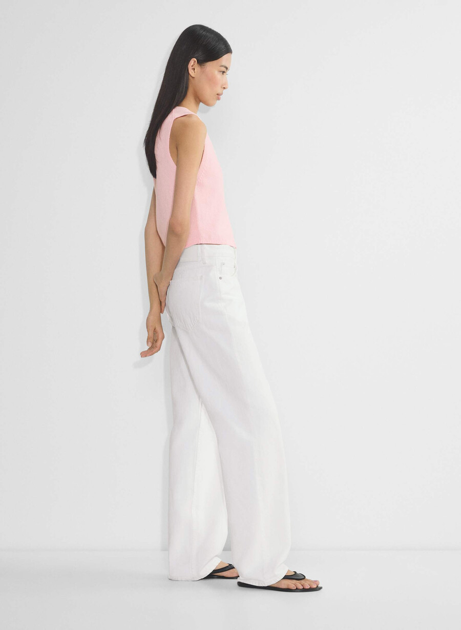 basque sweater vest villa pink
