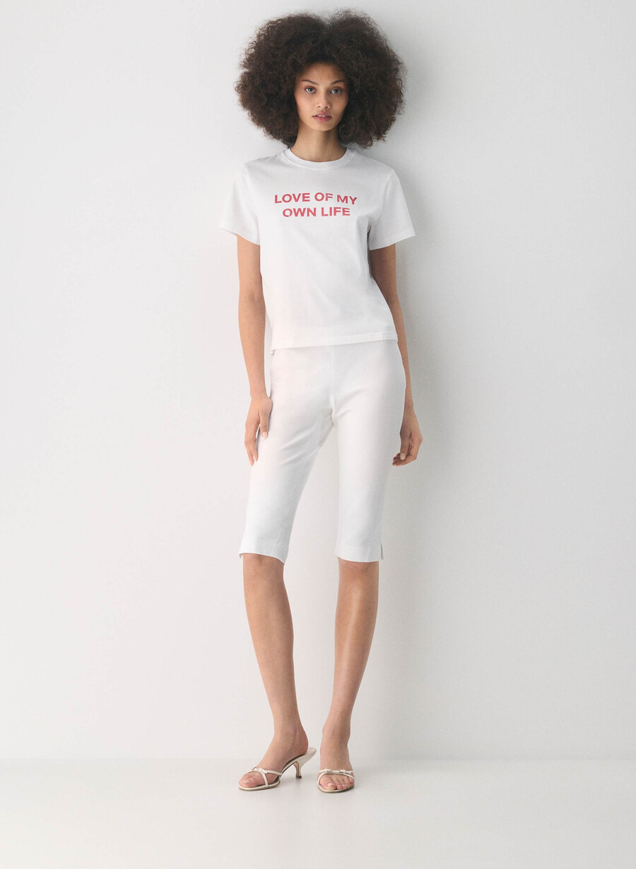 soft feels all-time t-shirt whiteflashing red