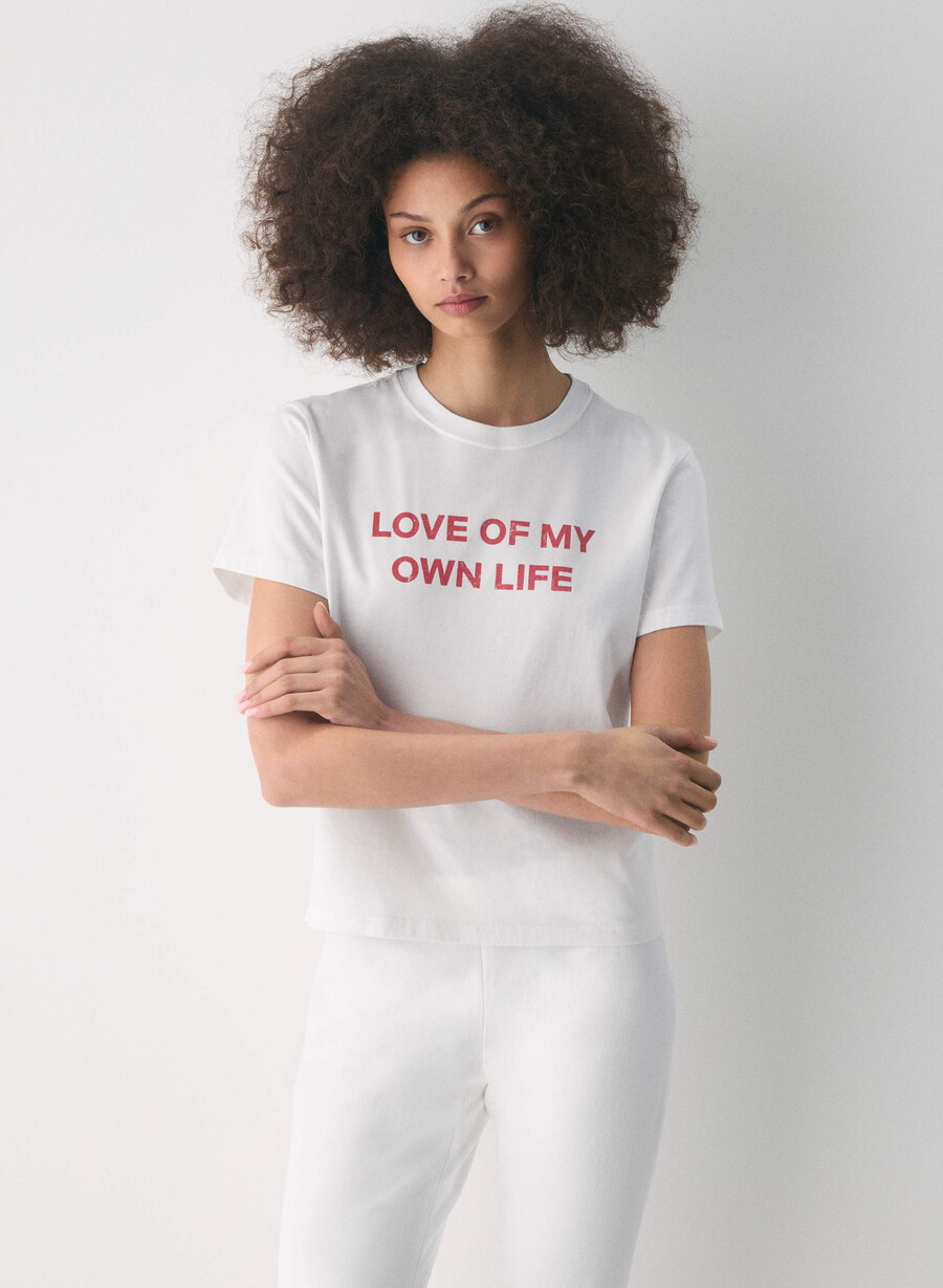 soft feels all-time t-shirt whiteflashing red