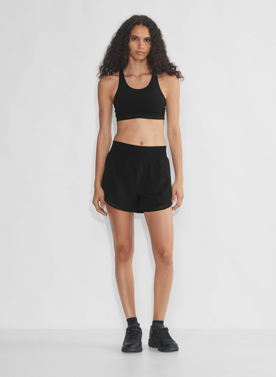 movetech legacy hi-rise 4 short black