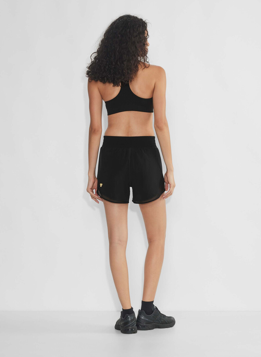movetech legacy hi-rise 4 short black