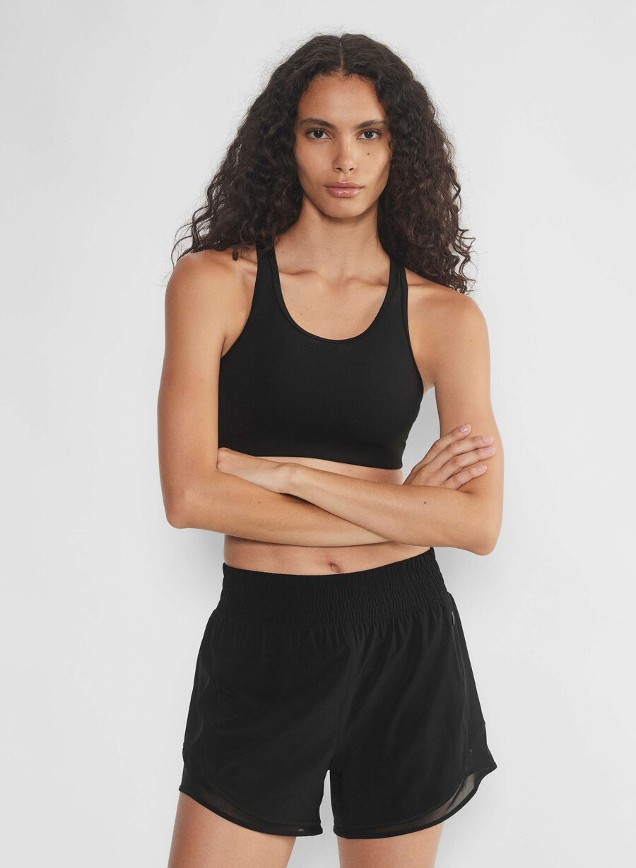 movetech legacy hi-rise 4 short black