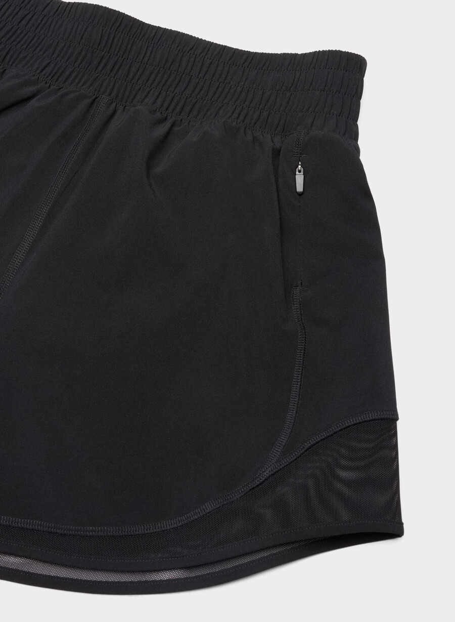 movetech legacy hi-rise 4 short black