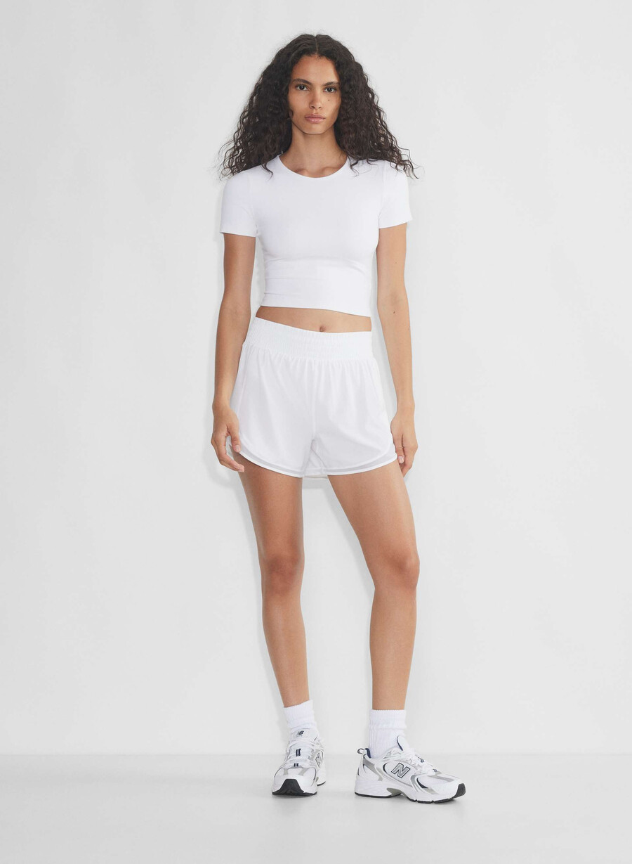 movetech legacy hi-rise 4 short white