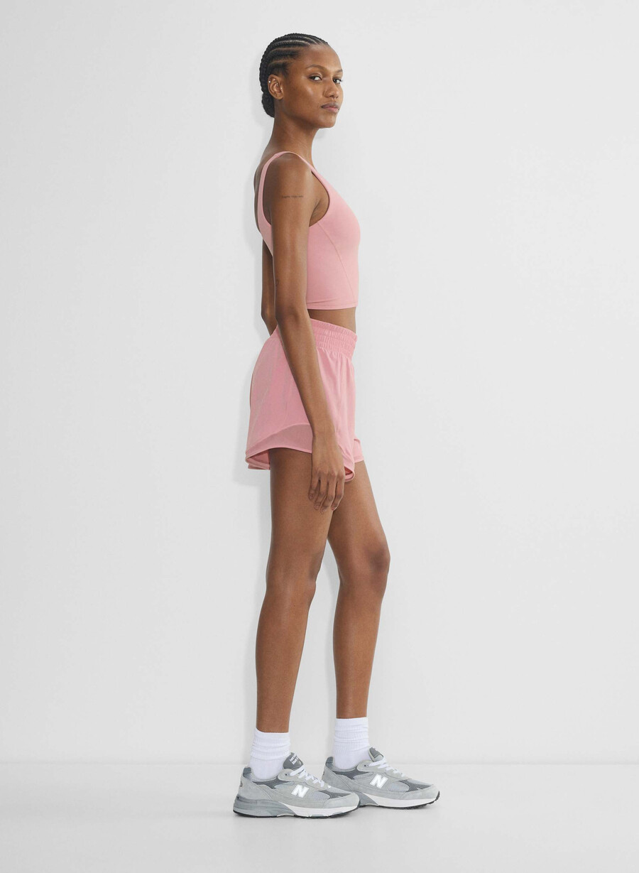 movetech legacy hi-rise 4 short tart pink