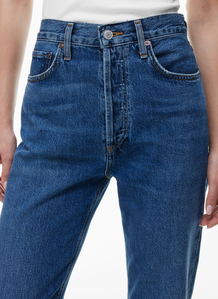 agolde 90s pinch waist long jean control