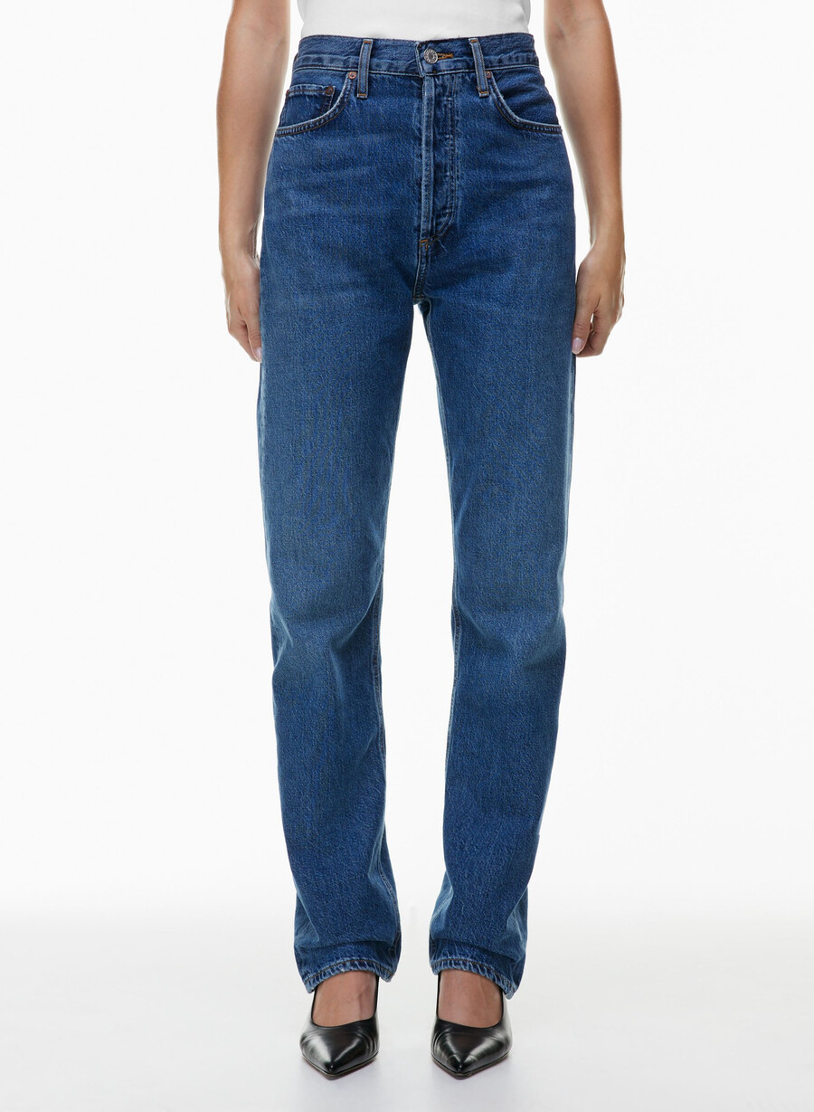 agolde 90s pinch waist long jean control