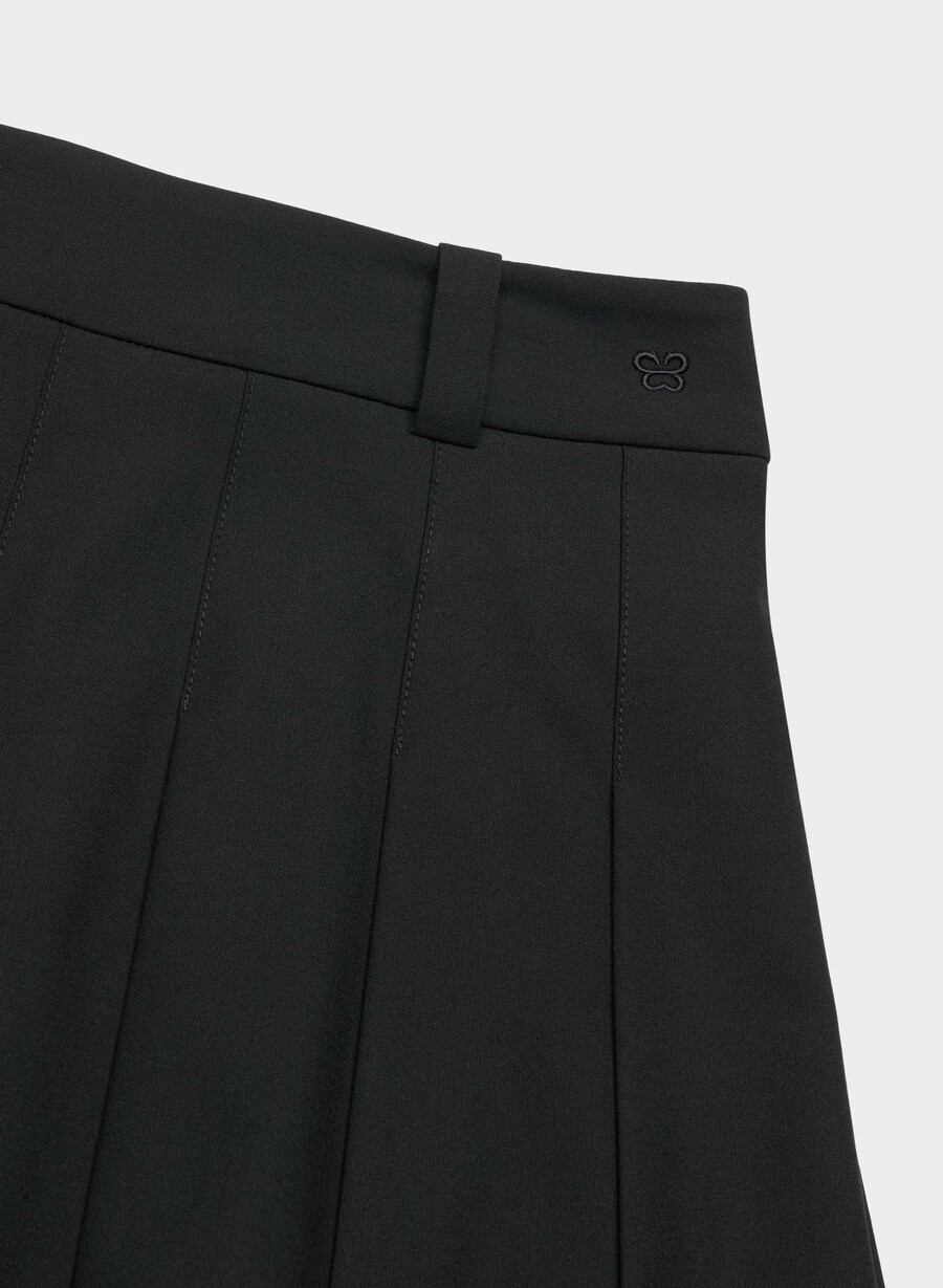 olive micro skirt black
