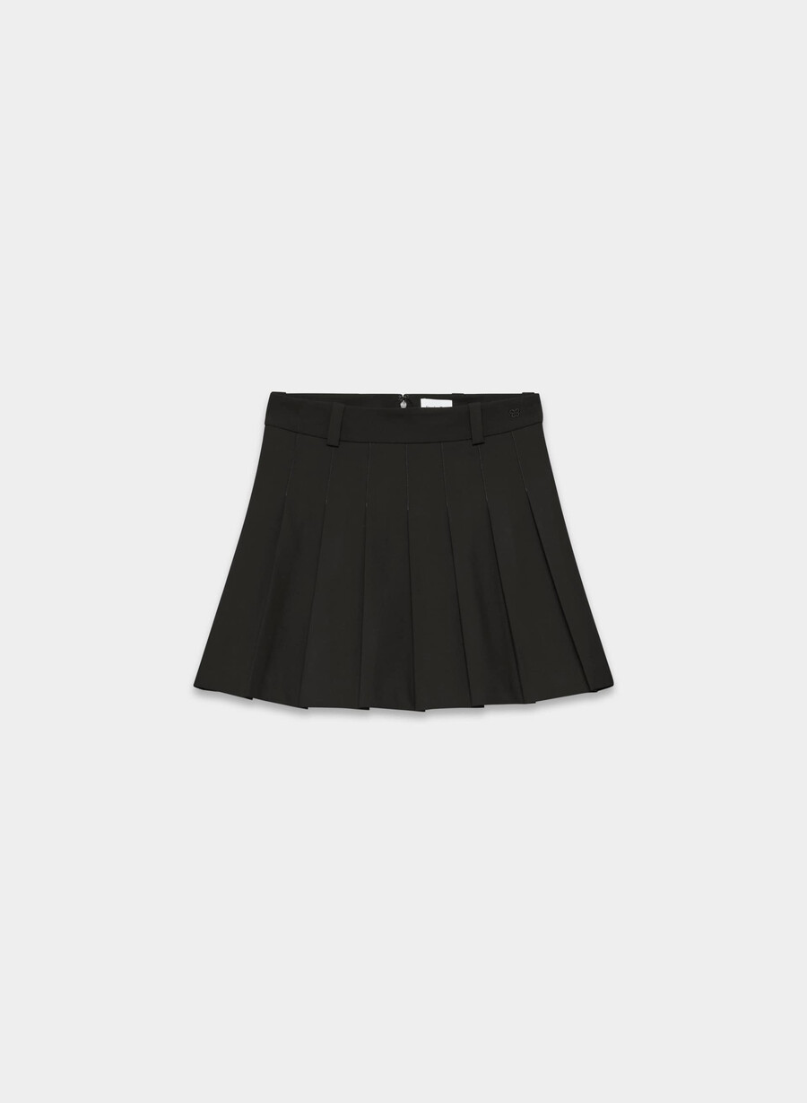 olive micro skirt black