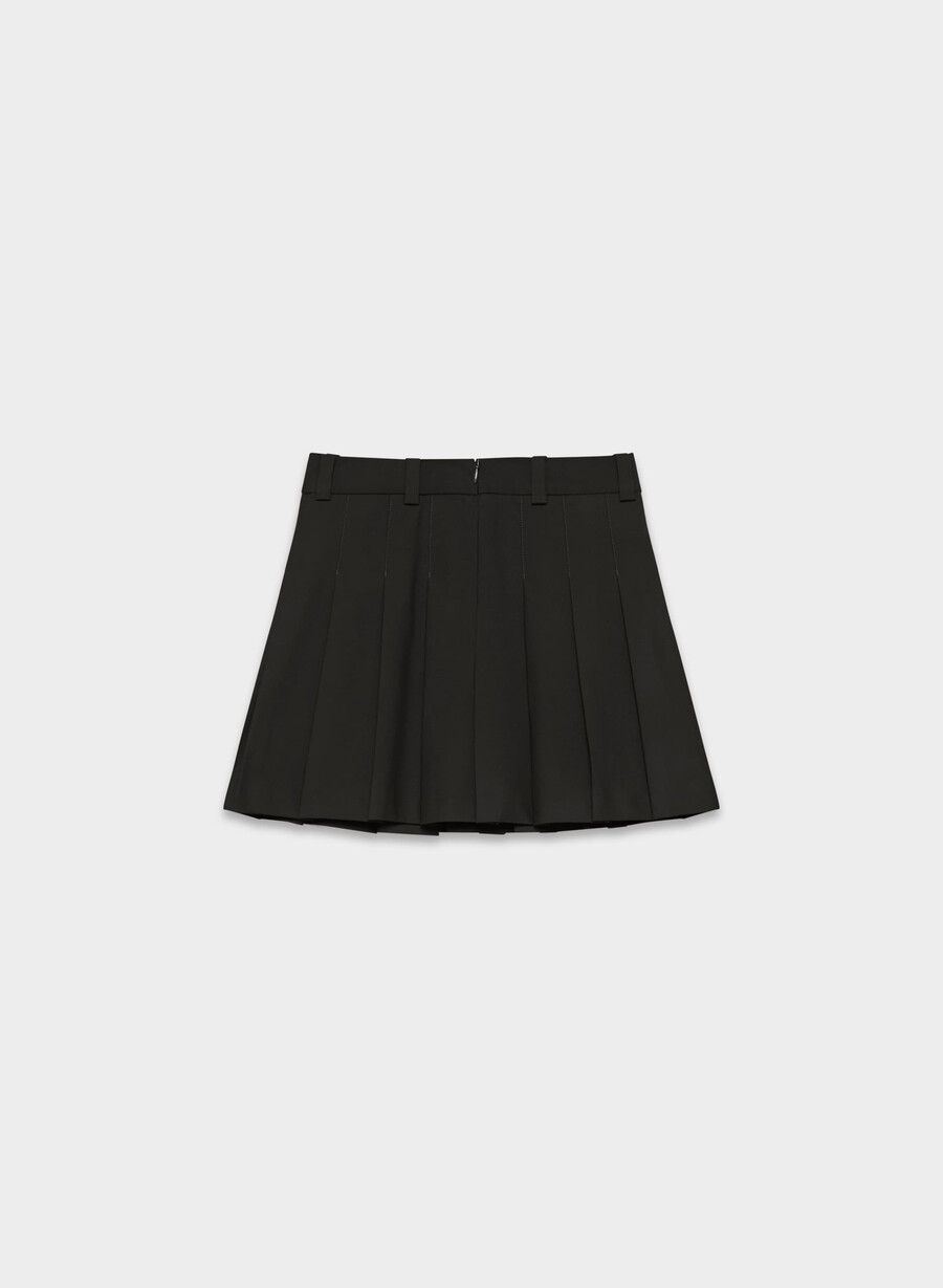 olive micro skirt black