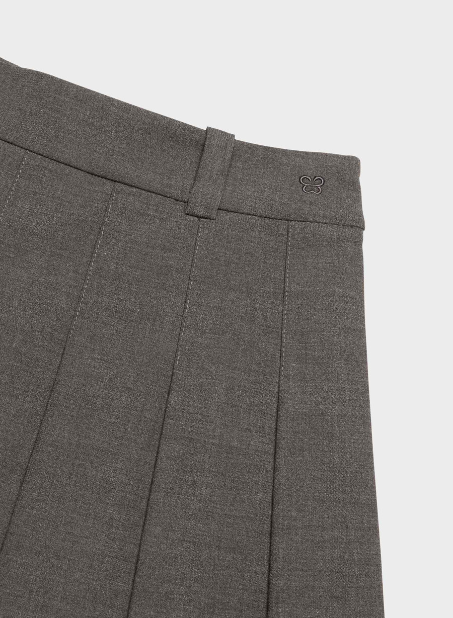 olive micro skirt heather charcoal