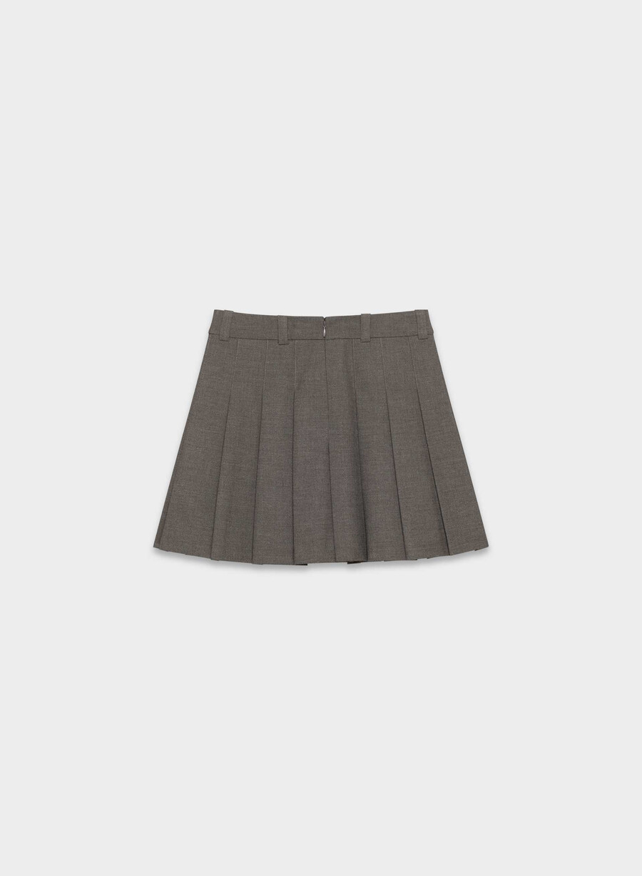 olive micro skirt heather charcoal