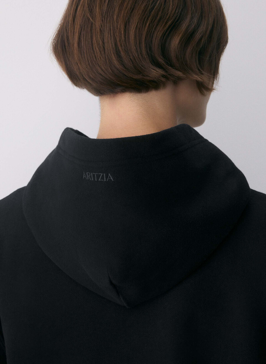 cozy sweatfleece perfect hoodie black