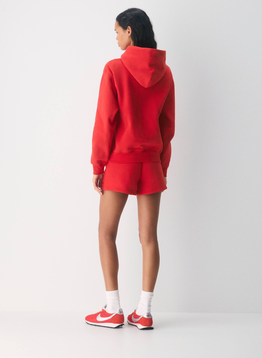 cozy sweatfleece perfect hoodie flashing red