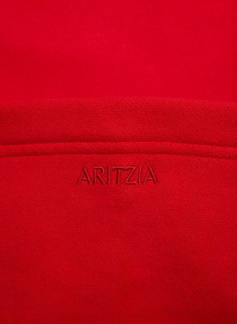 cozy sweatfleece perfect hoodie flashing red