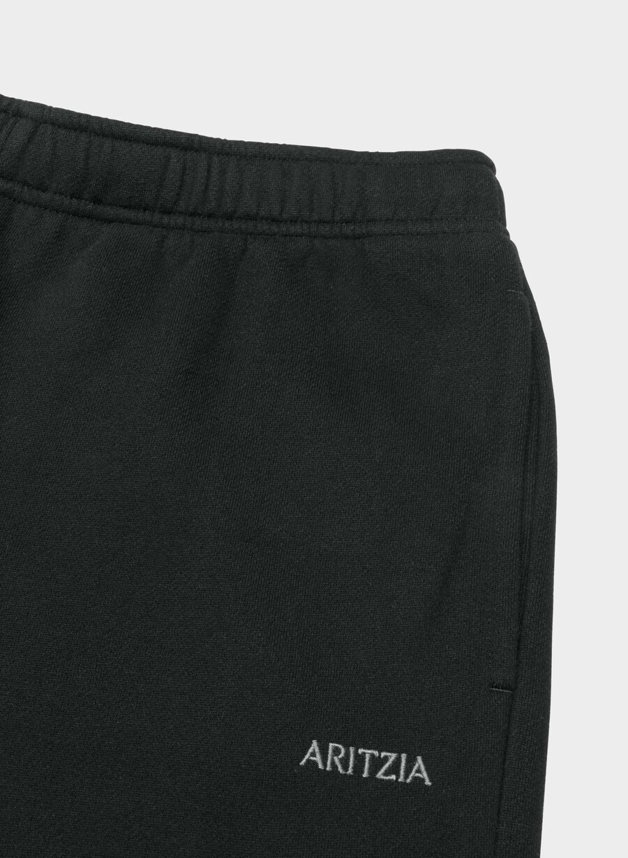 cozy sweatfleece mega cargo sweatpant black