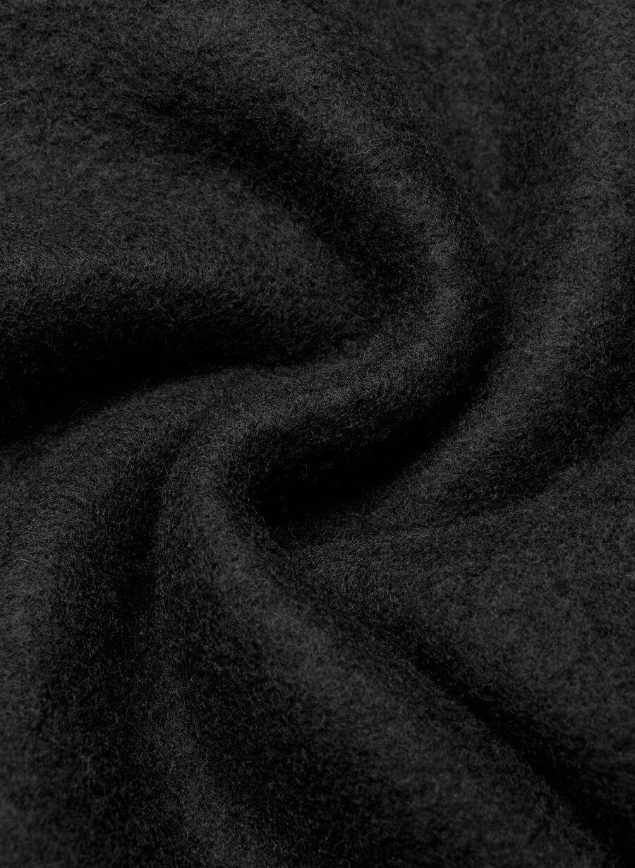 cozy sweatfleece mega cargo sweatpant black