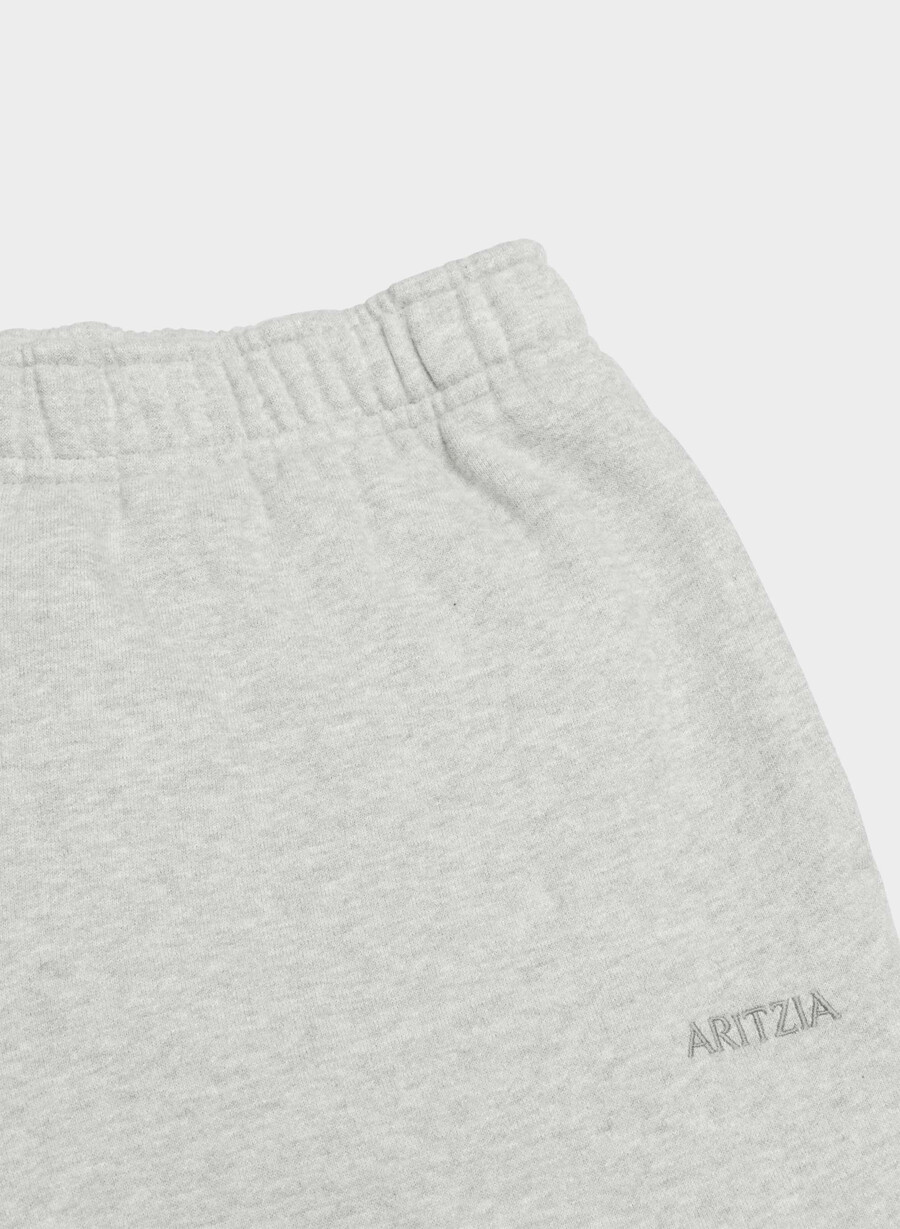 cozy sweatfleece mega cargo sweatpant heather chrome