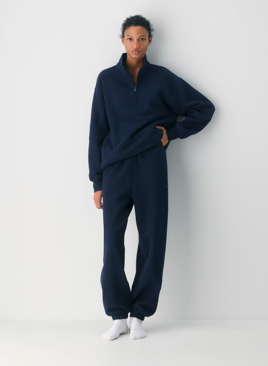 cozy sweatfleece mega jogger admiral
