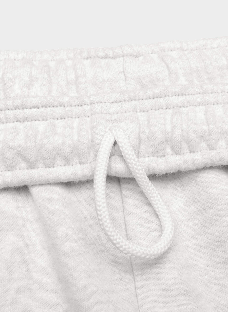 cozy sweatfleece mega jogger heather cloud white