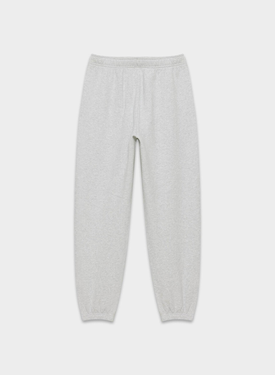 cozy sweatfleece mega jogger heather chrome