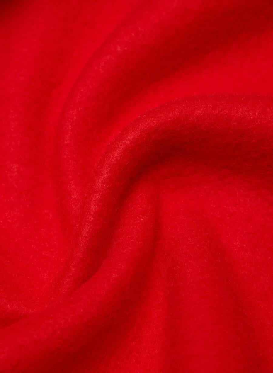 cozy sweatfleece mega raglan hoodie flashing red