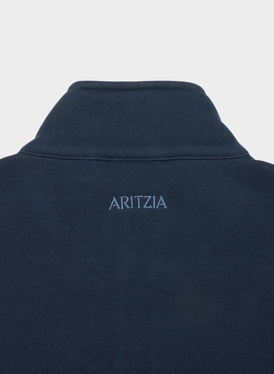 cozy sweatfleece boyfriend 12 zip admiral
