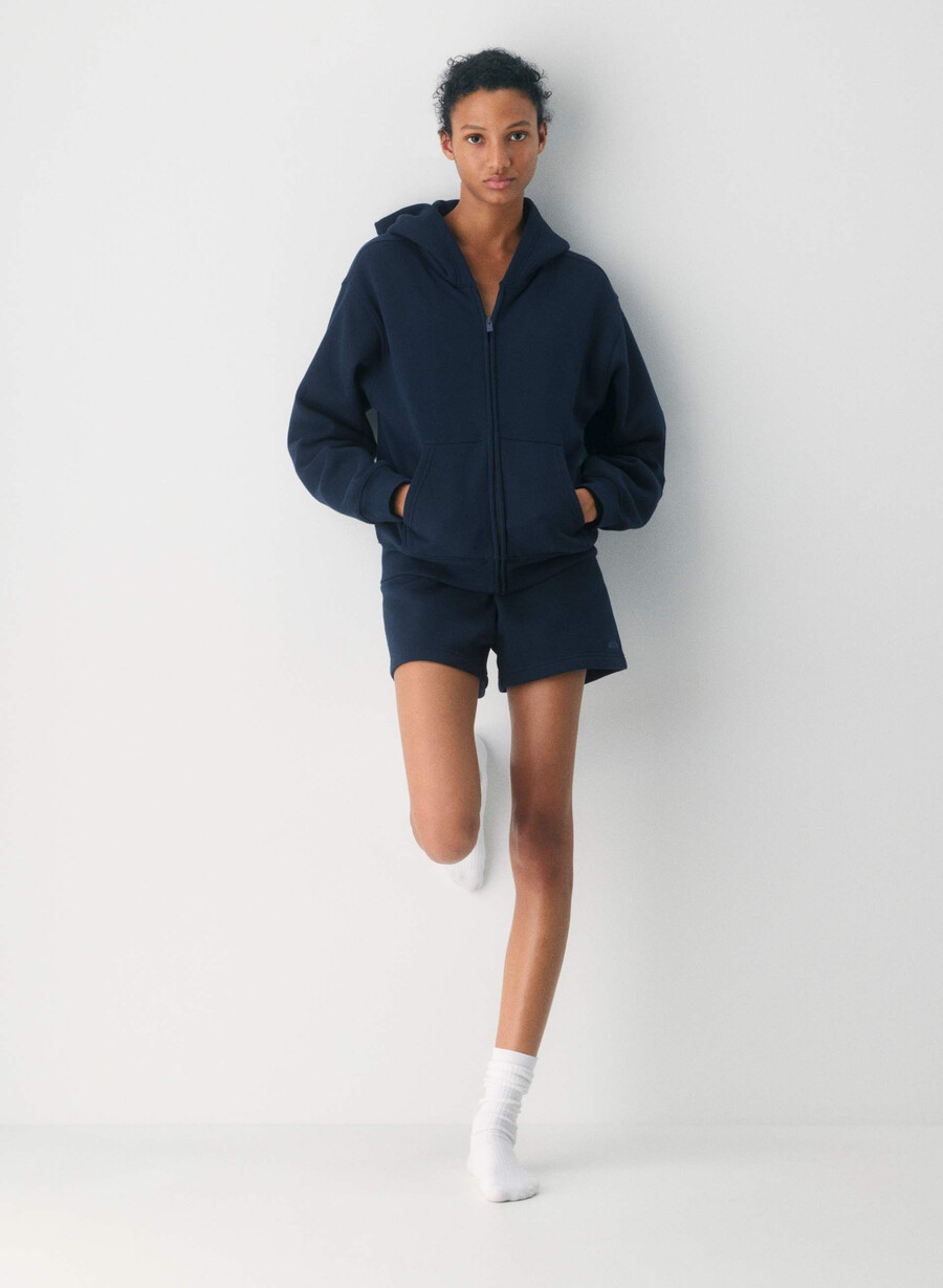 cozy sweatfleece perfect zip hoodie admiral