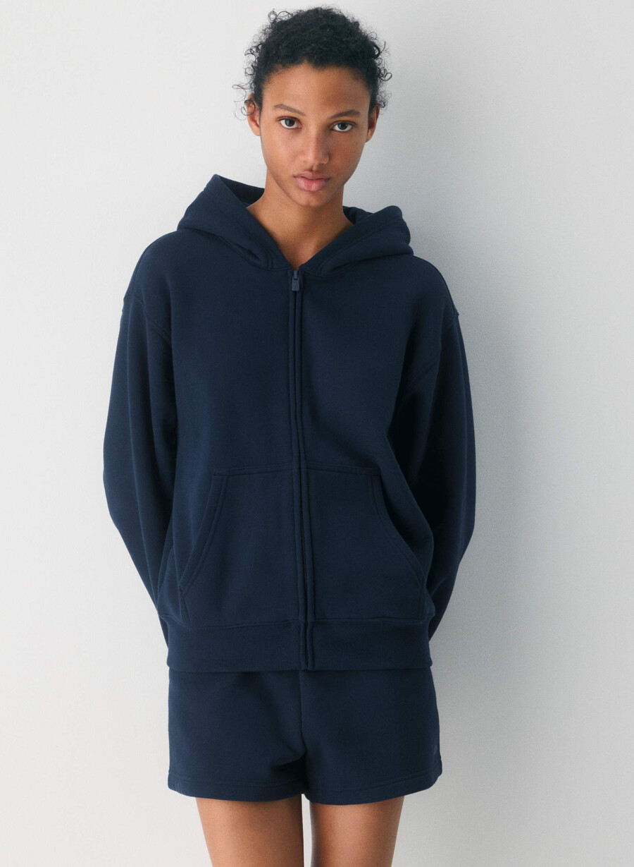 cozy sweatfleece perfect zip hoodie admiral