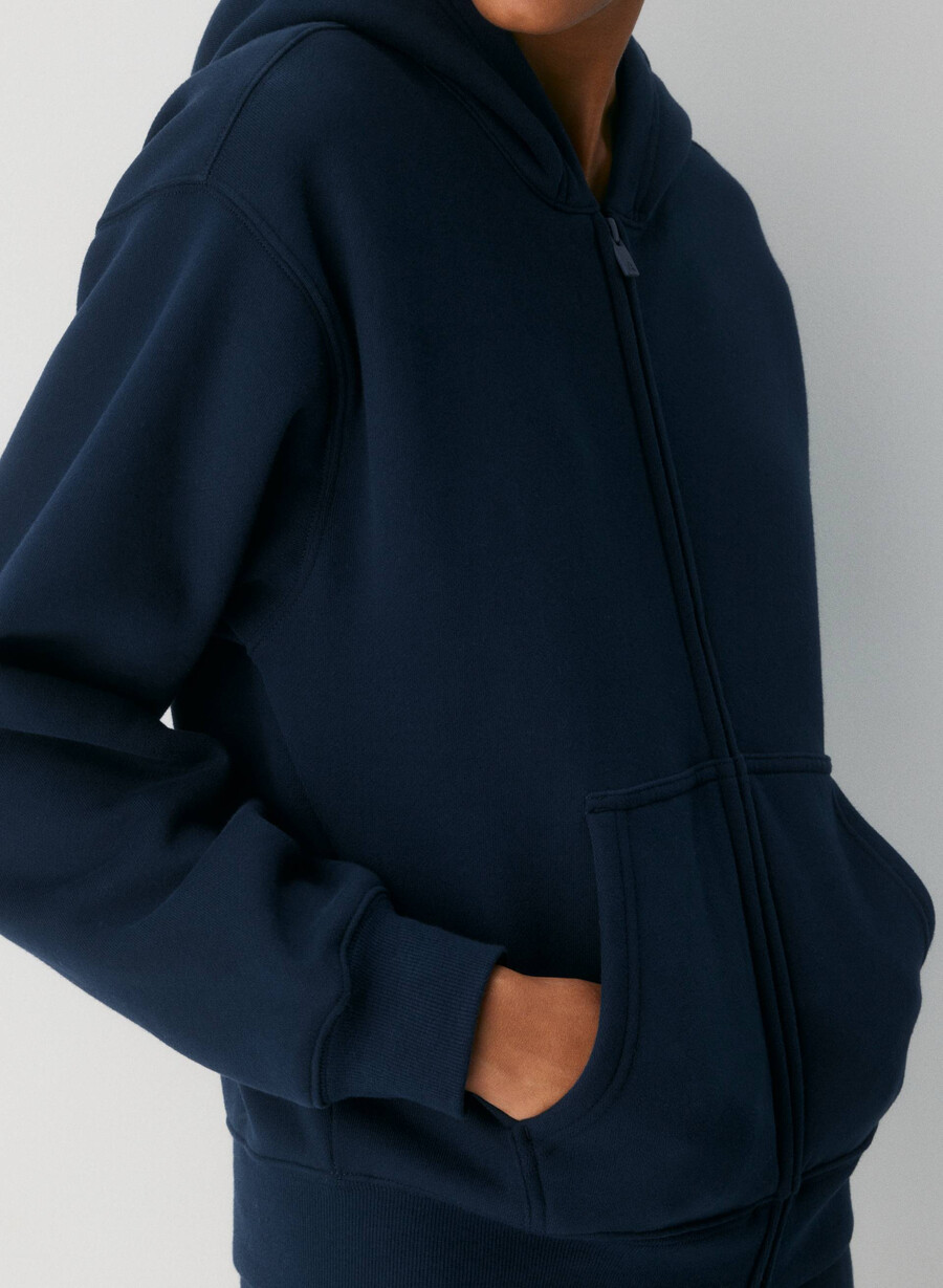 cozy sweatfleece perfect zip hoodie admiral